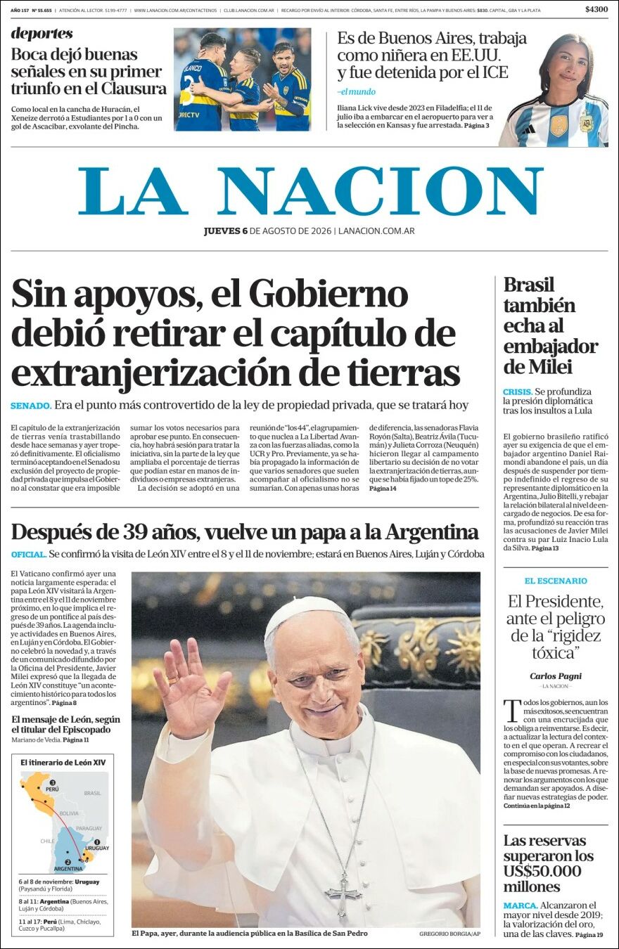 Evolucion Streaming - Sericios Informáticos | RADIO MAS - Tapa del diario La Nación